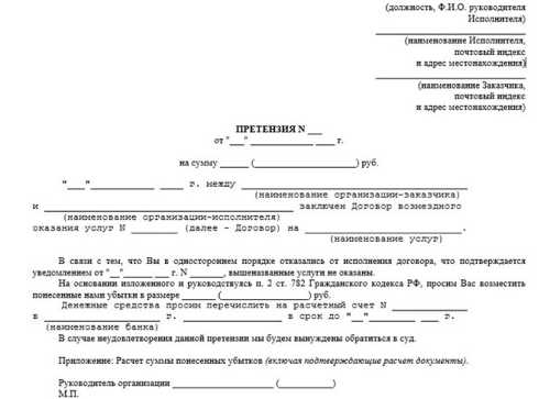 Как вернуть деньги за неоказанную услугу